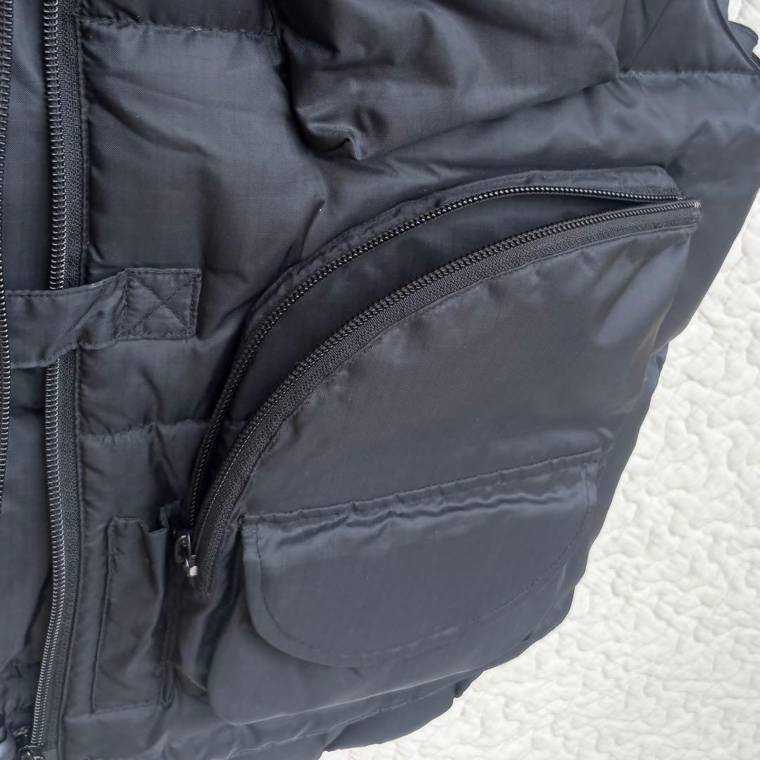 VAN Jacket / マルチポケットタクティカルダウンベスト M ブラック