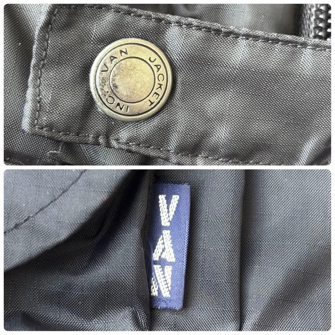 VAN Jacket / マルチポケットタクティカルダウンベスト M ブラック