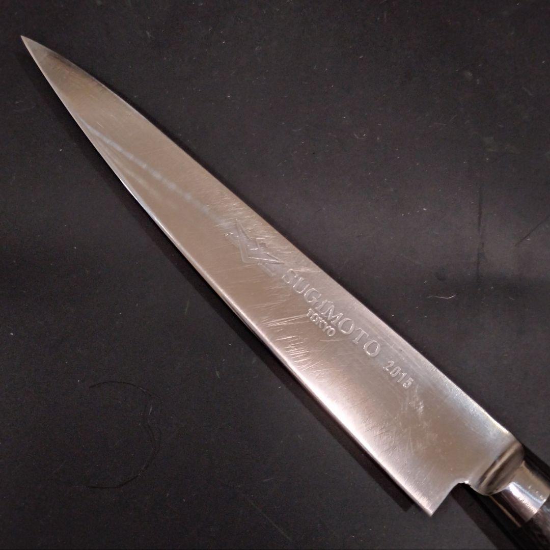 シン品 東京杉本 全鋼 高級炭素鋼 ハガネ ペティナイフ研ぎ済み