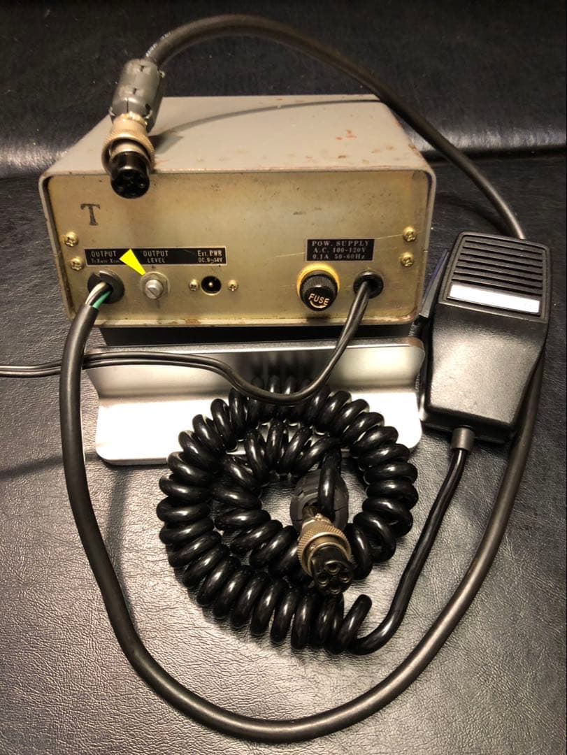 カツミコンプレッサーとマイク