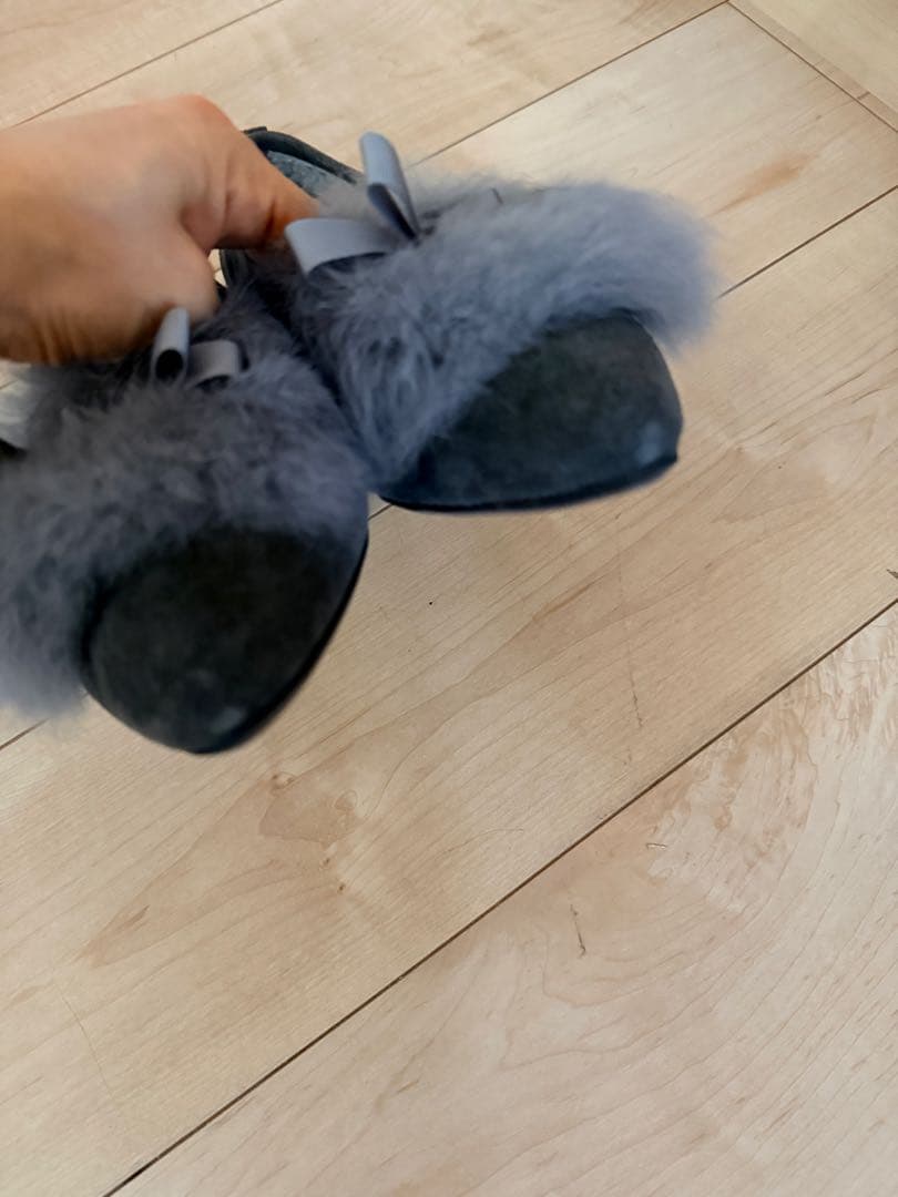 UGG DAISY HEEL BALLERINA グレー 9/39 モカシン