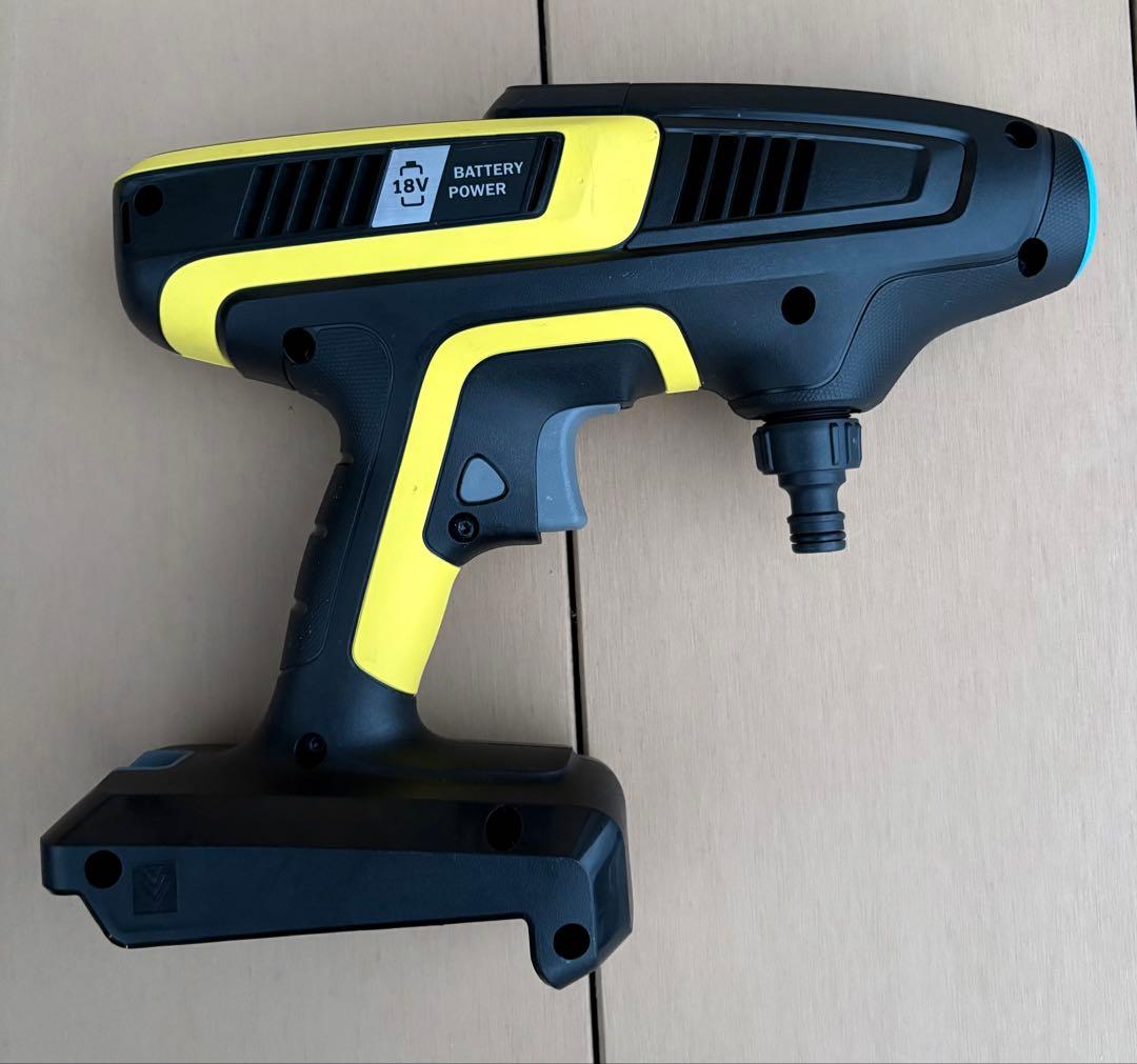 【美品 高容量5.0Ah付】KARCHER KHB6 高圧洗浄機 本体＋人気OP