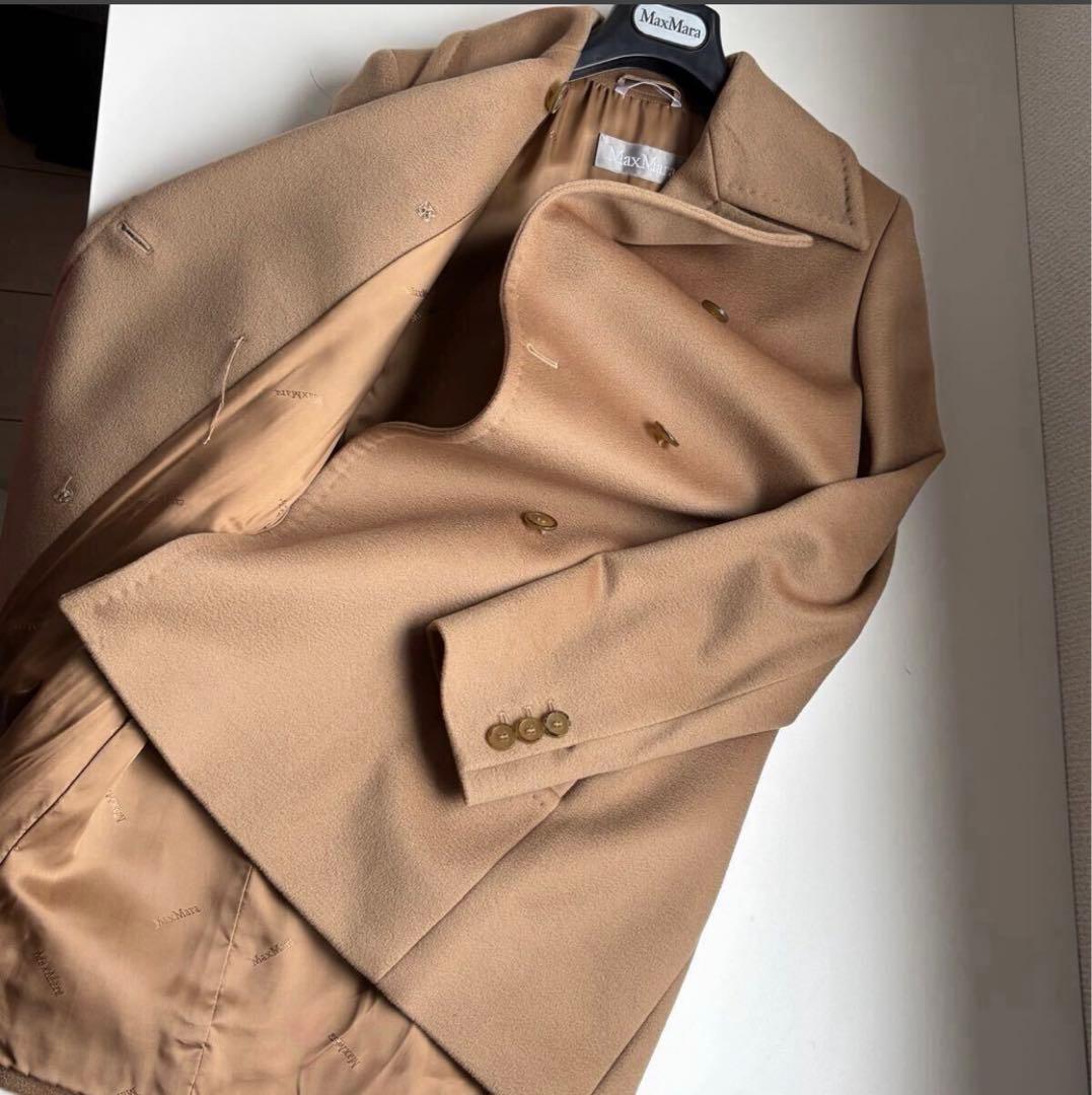 美品 MaxMara 艶感光沢感美しい マックスマーラ ステッチ イタリア製