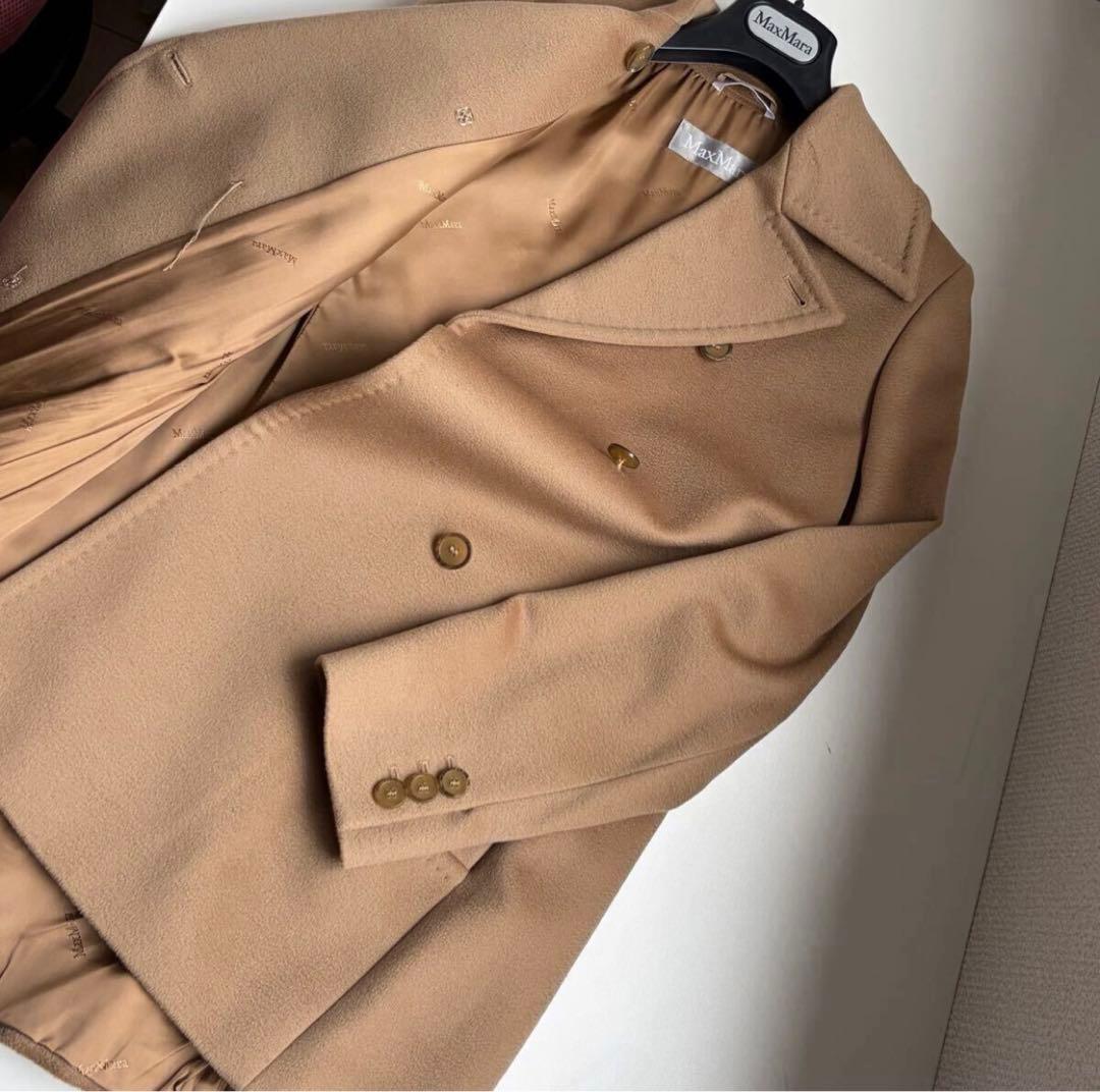 美品 MaxMara 艶感光沢感美しい マックスマーラ ステッチ イタリア製