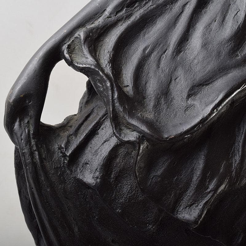 土田副正作　ブロンズ 　雲のように風のように　重さ約7.3㎏　D　R9479H