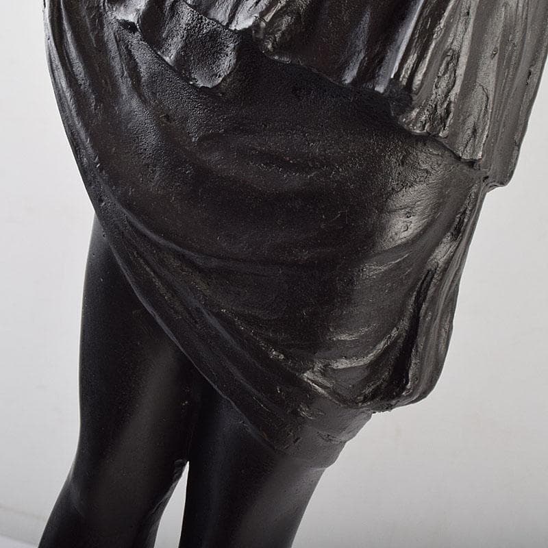 土田副正作　ブロンズ 　雲のように風のように　重さ約7.3㎏　D　R9479H