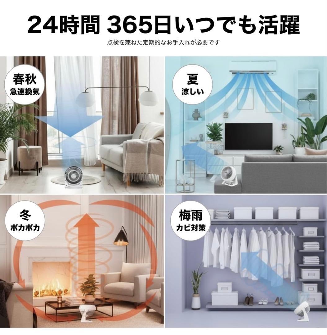 ボルネードサーキュレーター　ジュニア　ヴィンテージホワイト