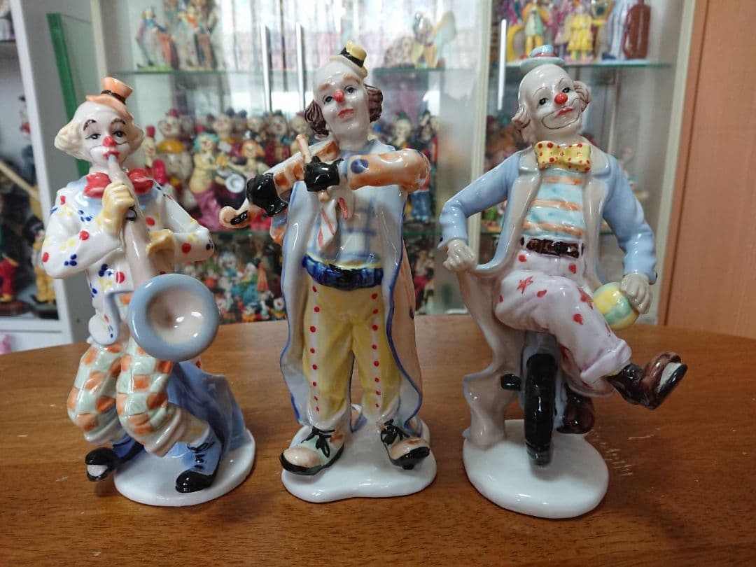 ピエロ 置物 9体セット