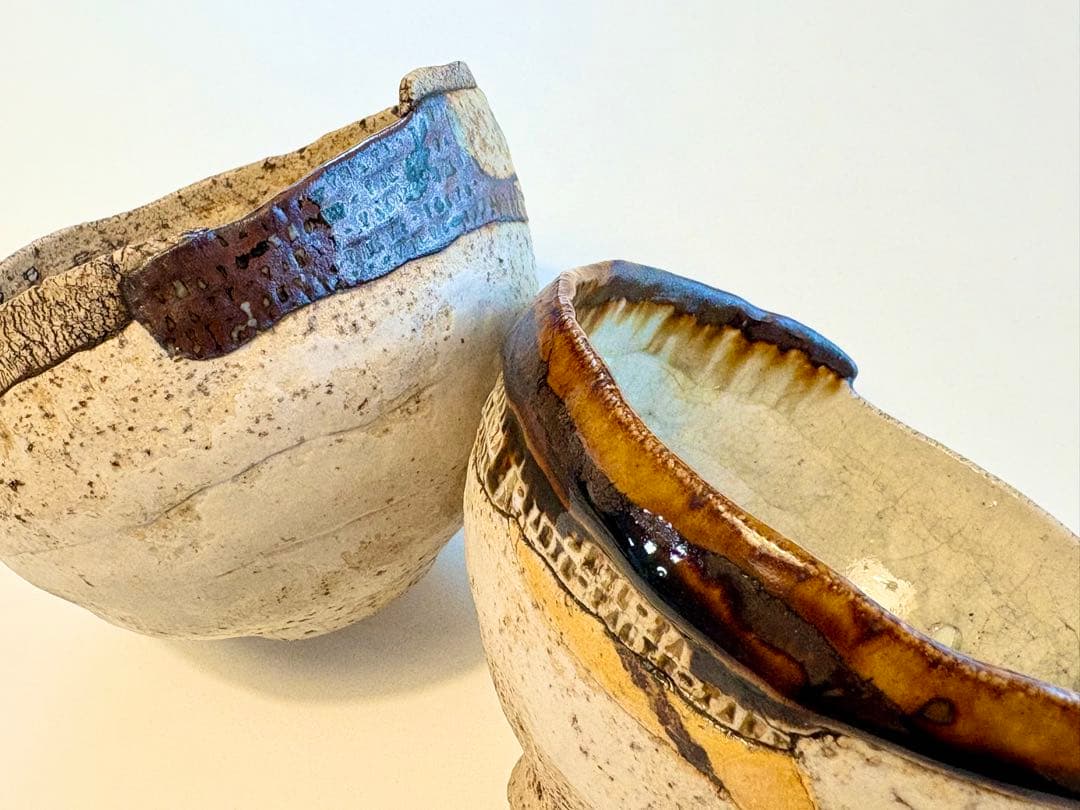 ❤︎大人気作家：中田篤さん❤︎　茶碗　2個