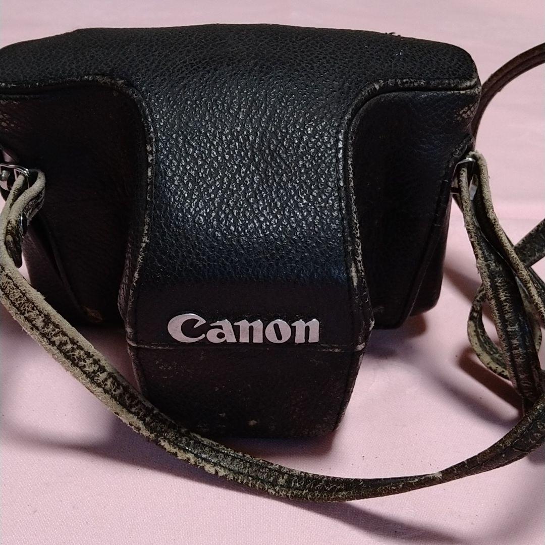 昭和Canonカメラ本皮ケース付き
