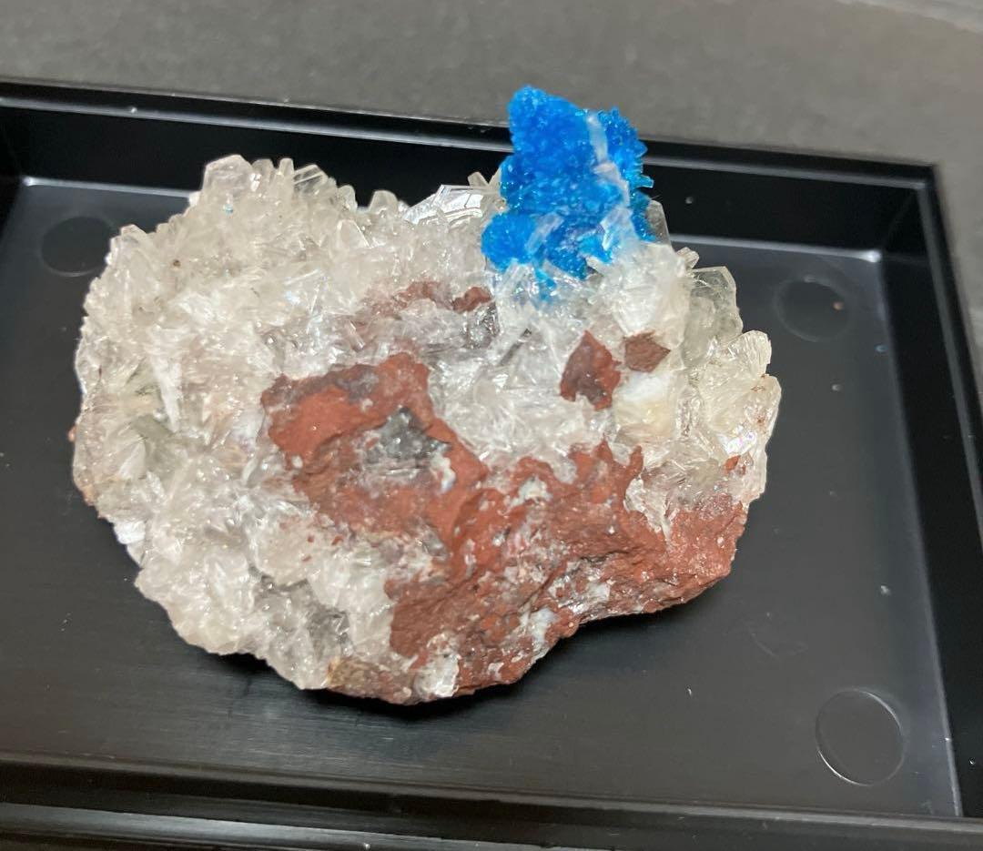 ②カバンシ石　カバンサイト　標本　原石　天然石　鉱物　鉱石　青　ブルー