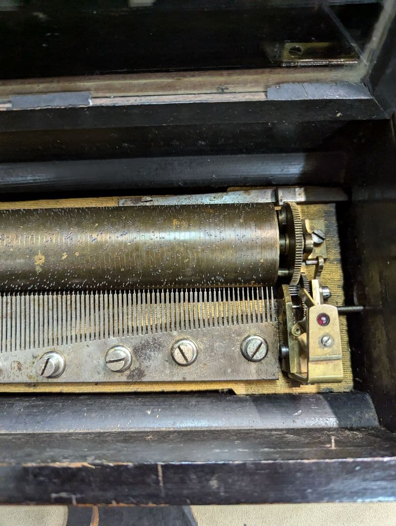 アンティーク　シリンダー　オルゴール