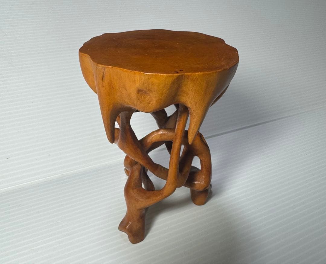 天然木 ミニ飾り台 花台 根木 置物台 盆栽 睡蓮鉢 小ぶり