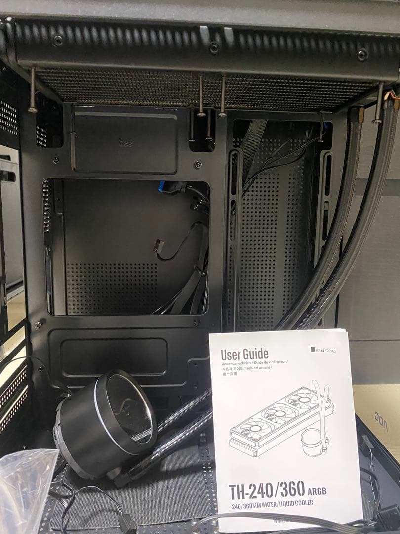 ミニタワーPCケース CPU水冷 ケースファン 自作PCセットまとめ売り