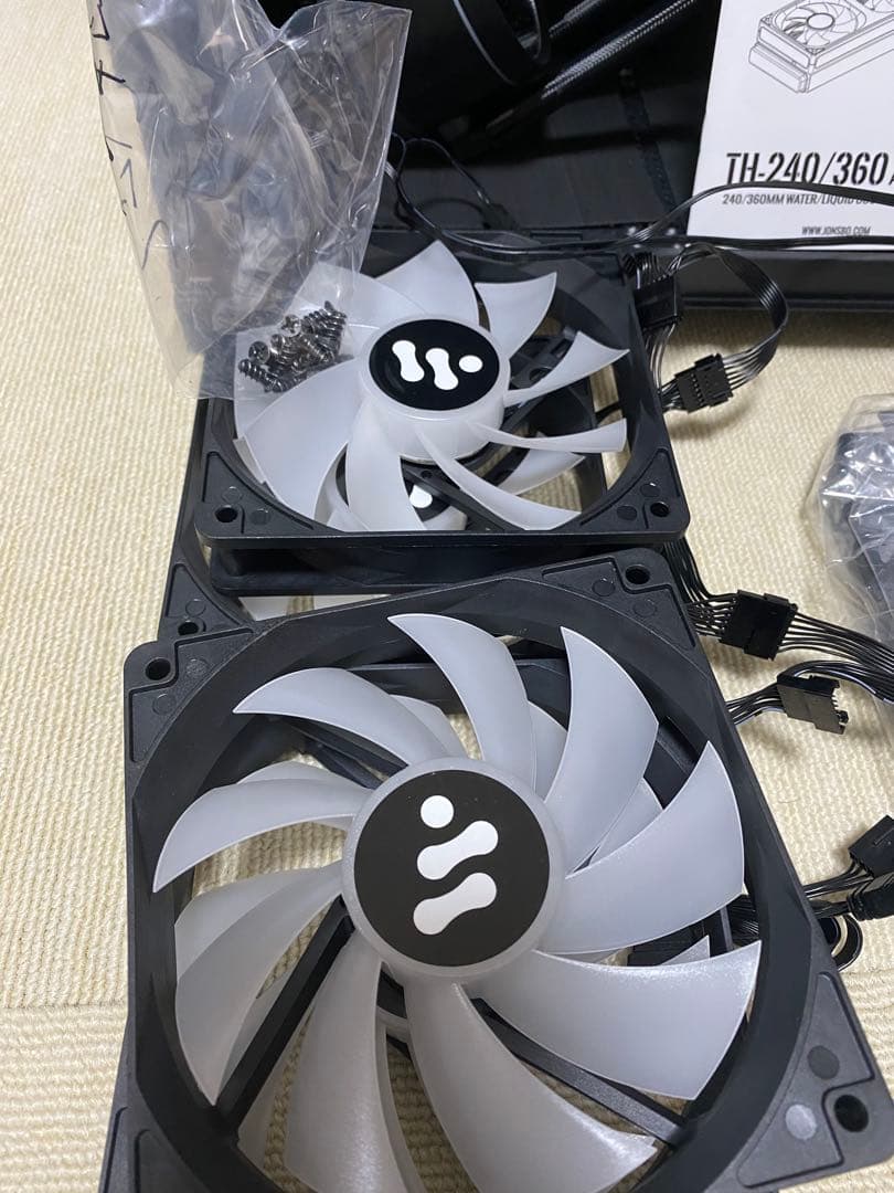 ミニタワーPCケース CPU水冷 ケースファン 自作PCセットまとめ売り