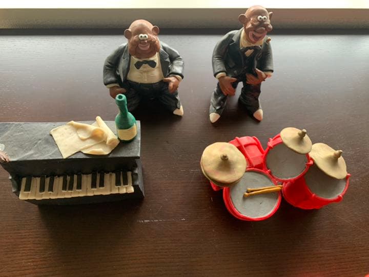 JAZZ JAZZバンド　ブルース　置物　インテリア　ヴィンテージ