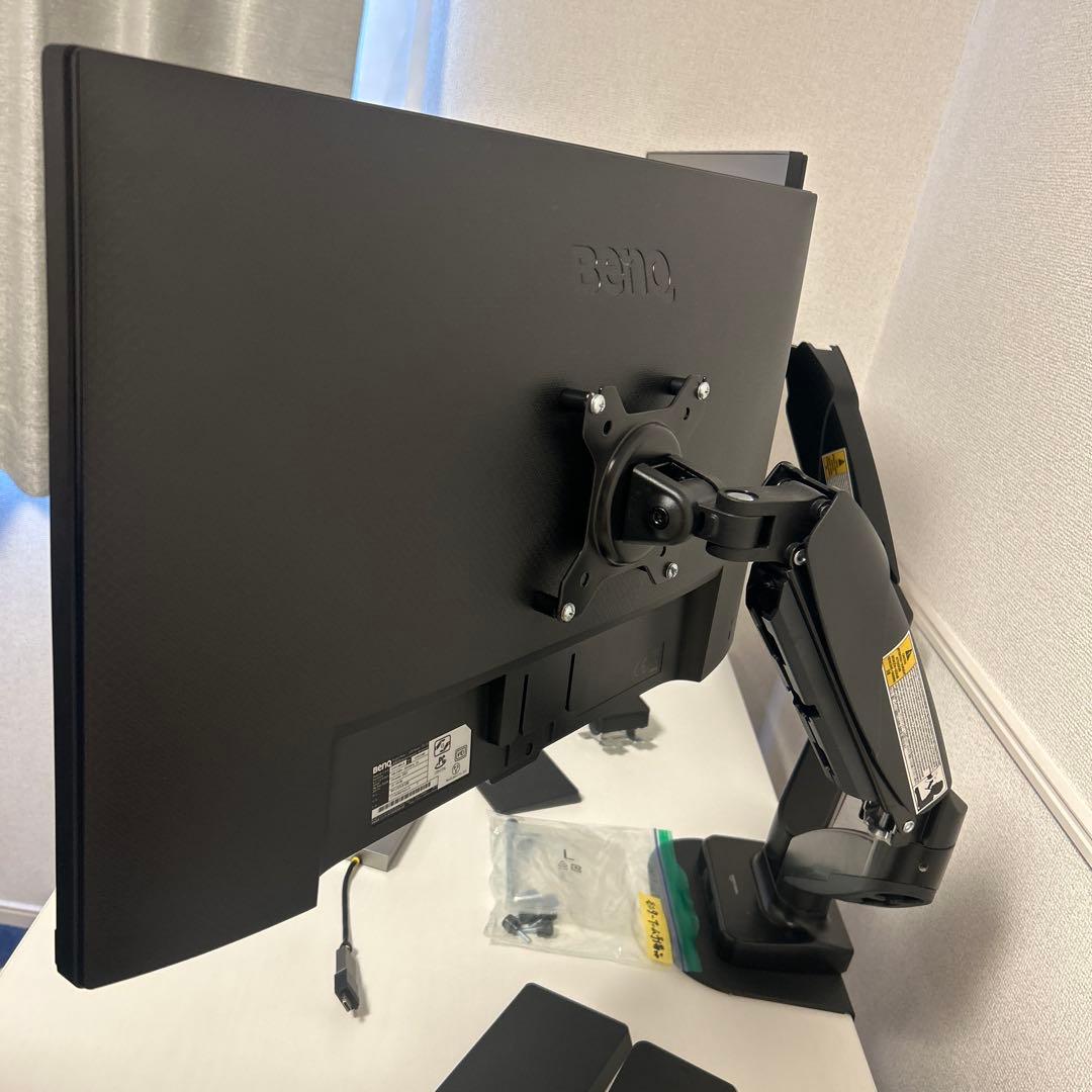 BenQ 液晶モニター 23.8&27インチ　モニターアームセット