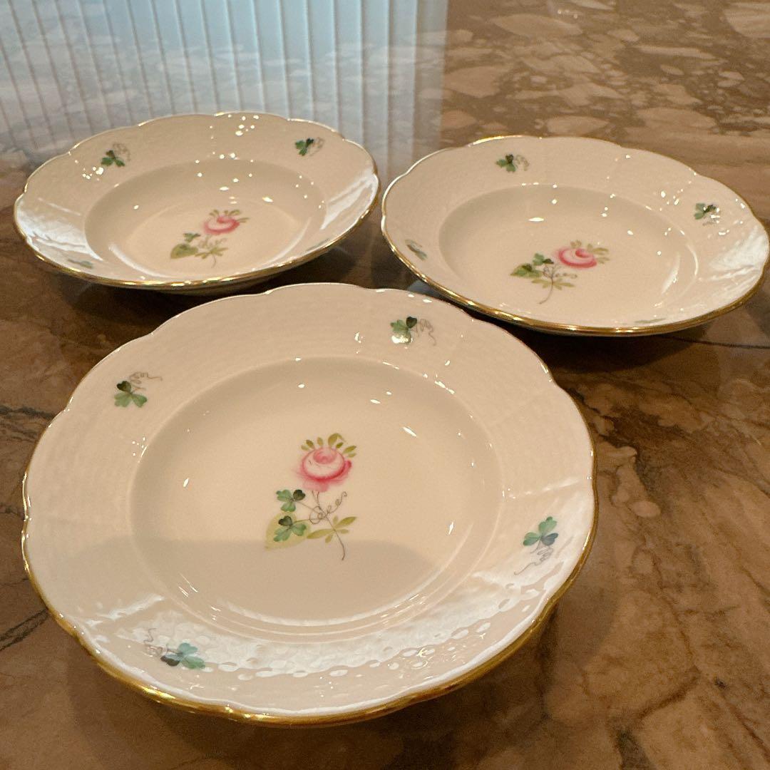 ヘレンド オリエンタルボウル Sサイズ 3枚、Lサイズ 3枚とヘレンドティー