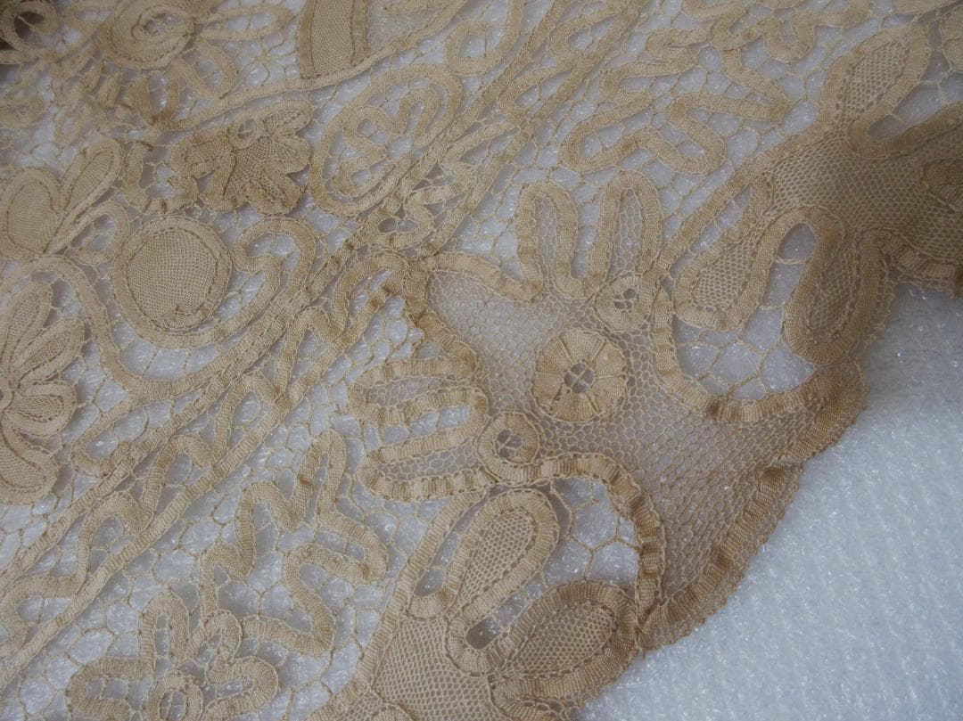 (O-41)汕頭 スワトウ テーブルクロス 刺繍 レース