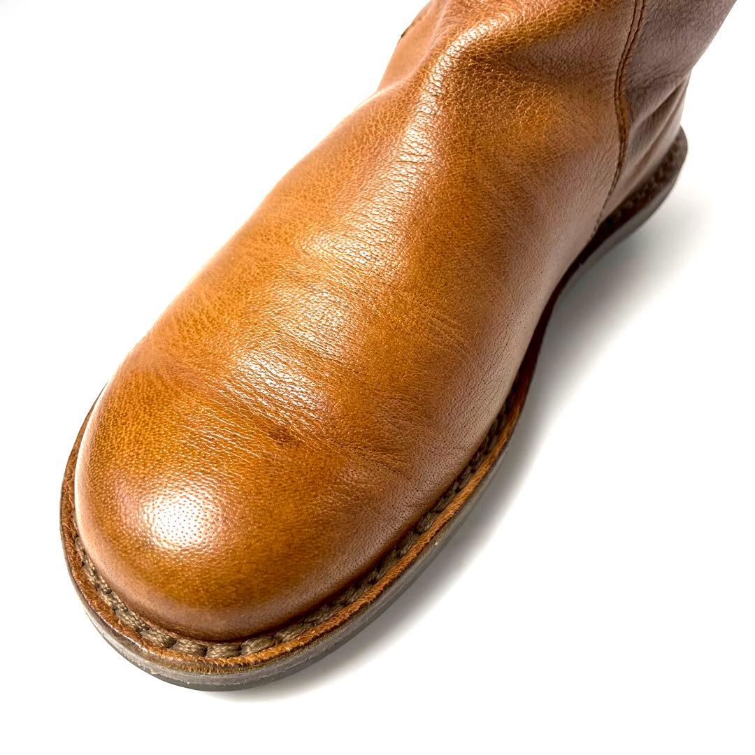 trippen トリッペン 39メキシコ ロングブーツ 革紐 訳あり 美品