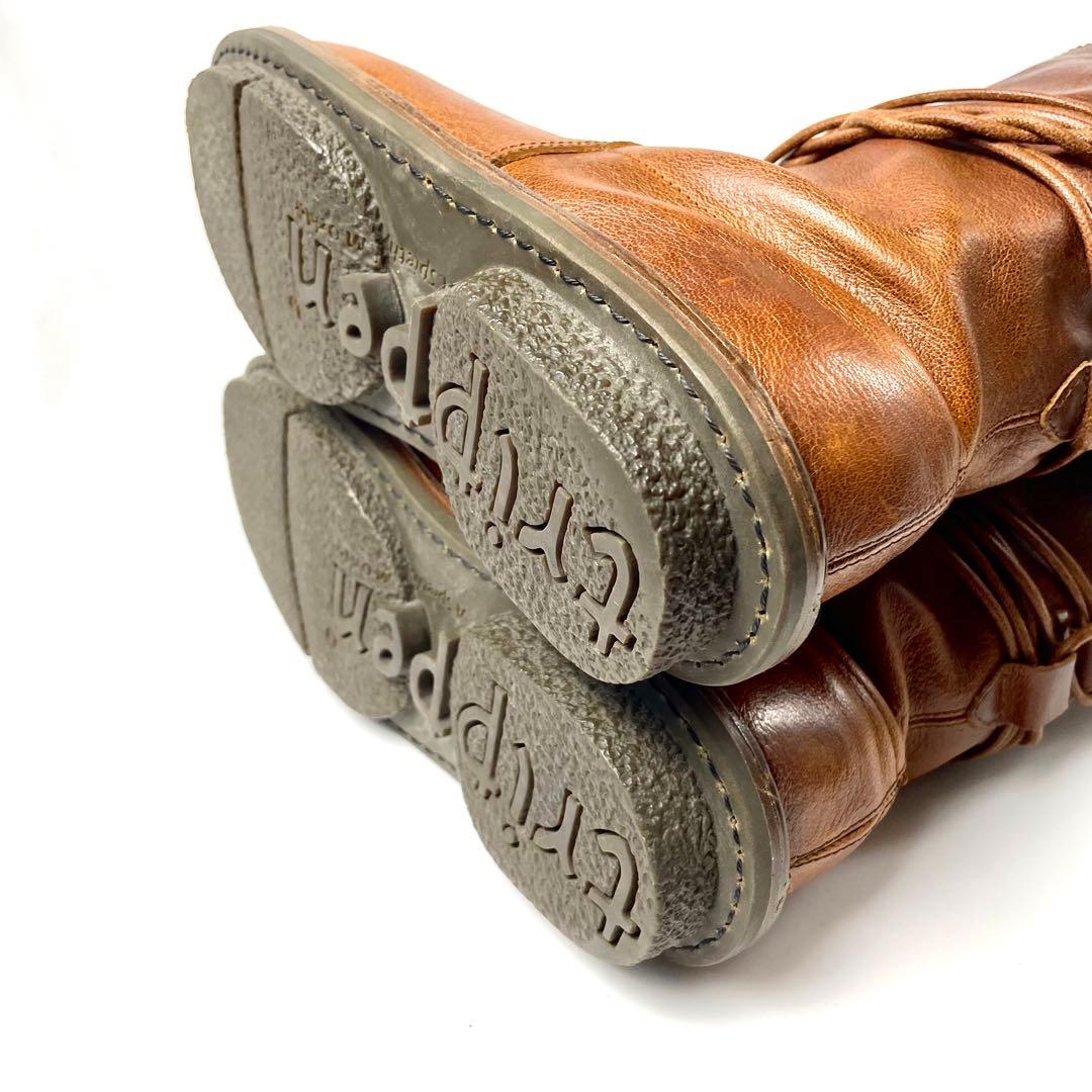 trippen トリッペン 39メキシコ ロングブーツ 革紐 訳あり 美品