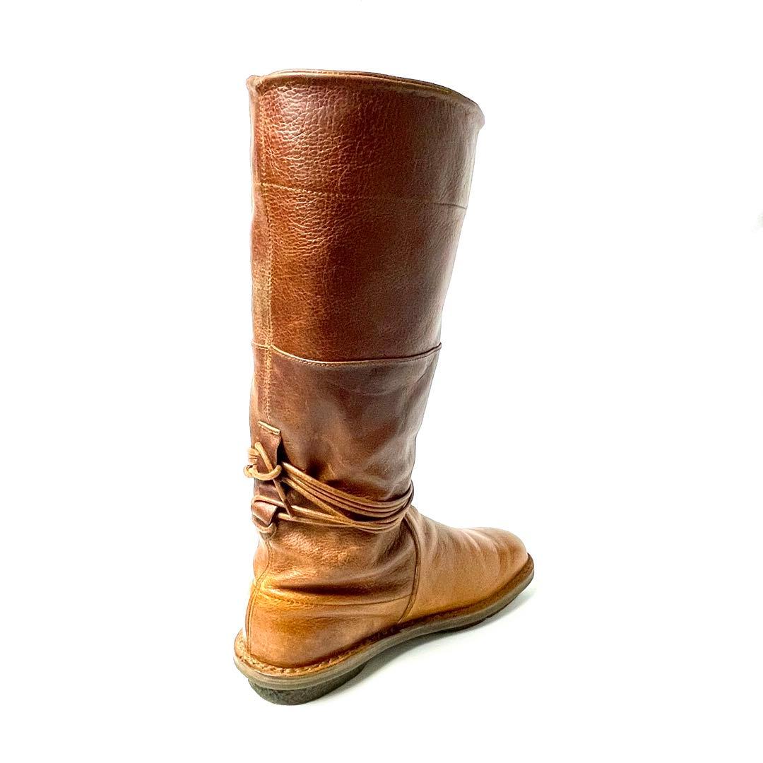 trippen トリッペン 39メキシコ ロングブーツ 革紐 訳あり 美品