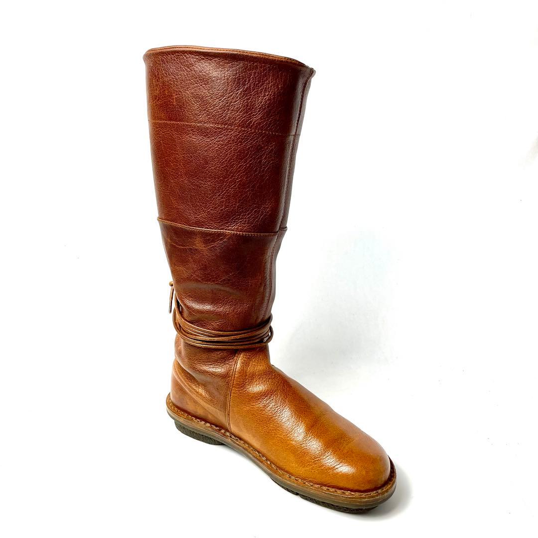 trippen トリッペン 39メキシコ ロングブーツ 革紐 訳あり 美品