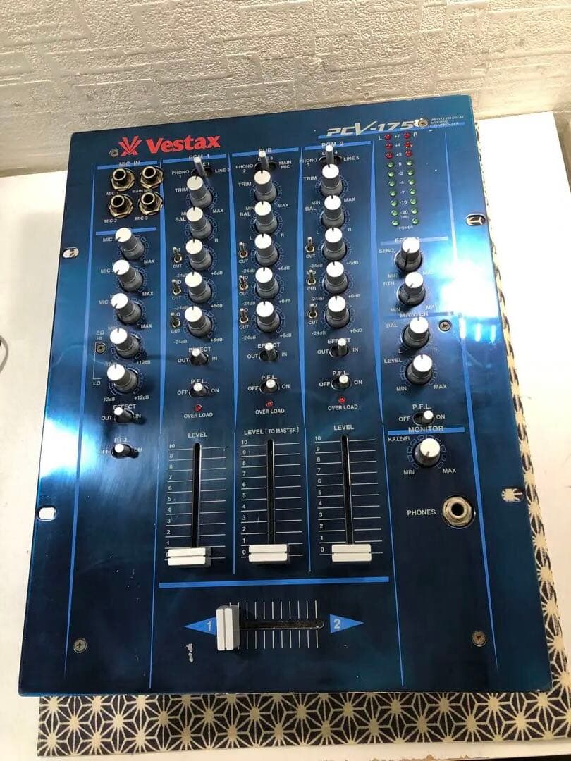 VESTAX ベスタクス　PCV-175 フェーダーメンテナンス