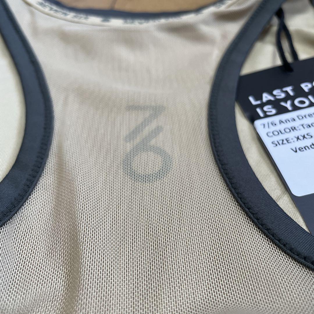 日本初上陸　セブンシックス　テニスウェア　ワンピース　サンドベージュ