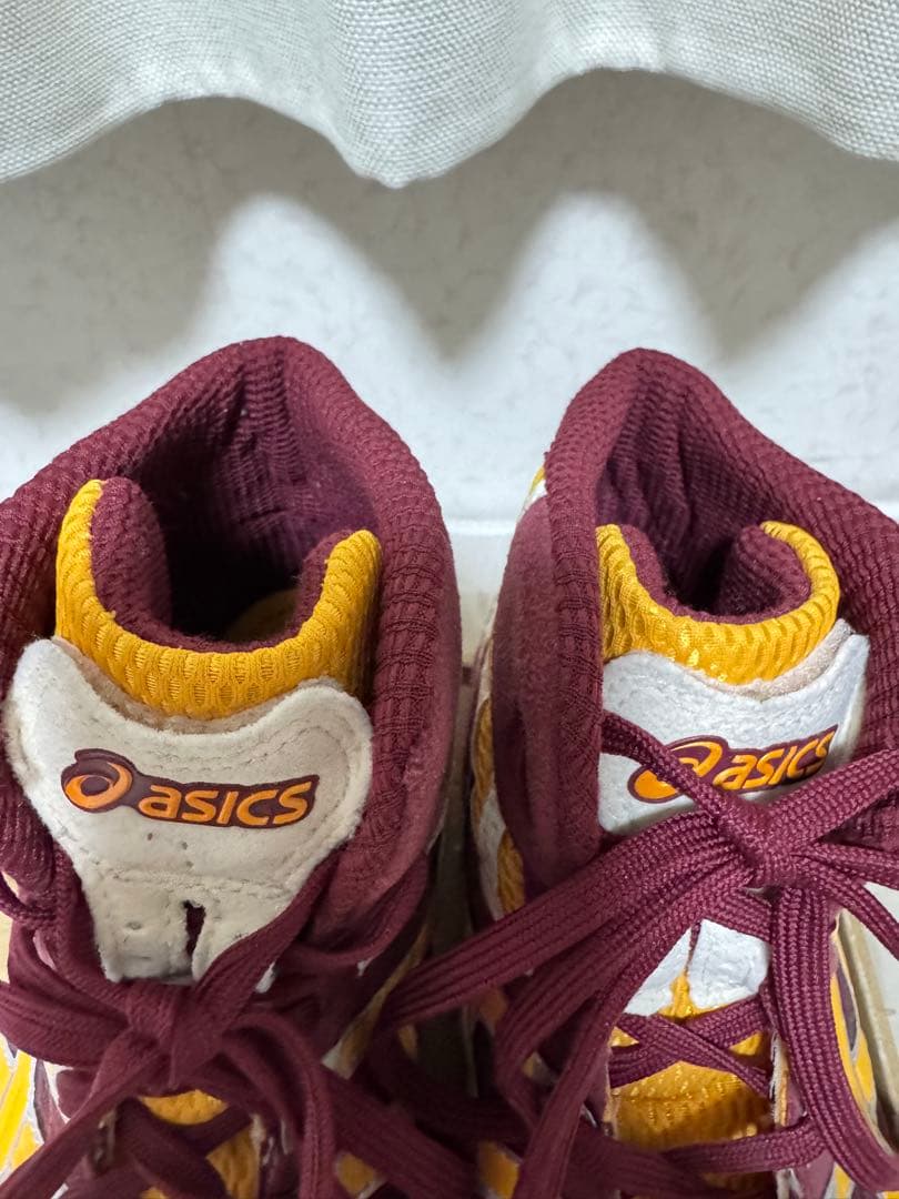 【希少・美品】アシックス レスリングシューズ ハイカット