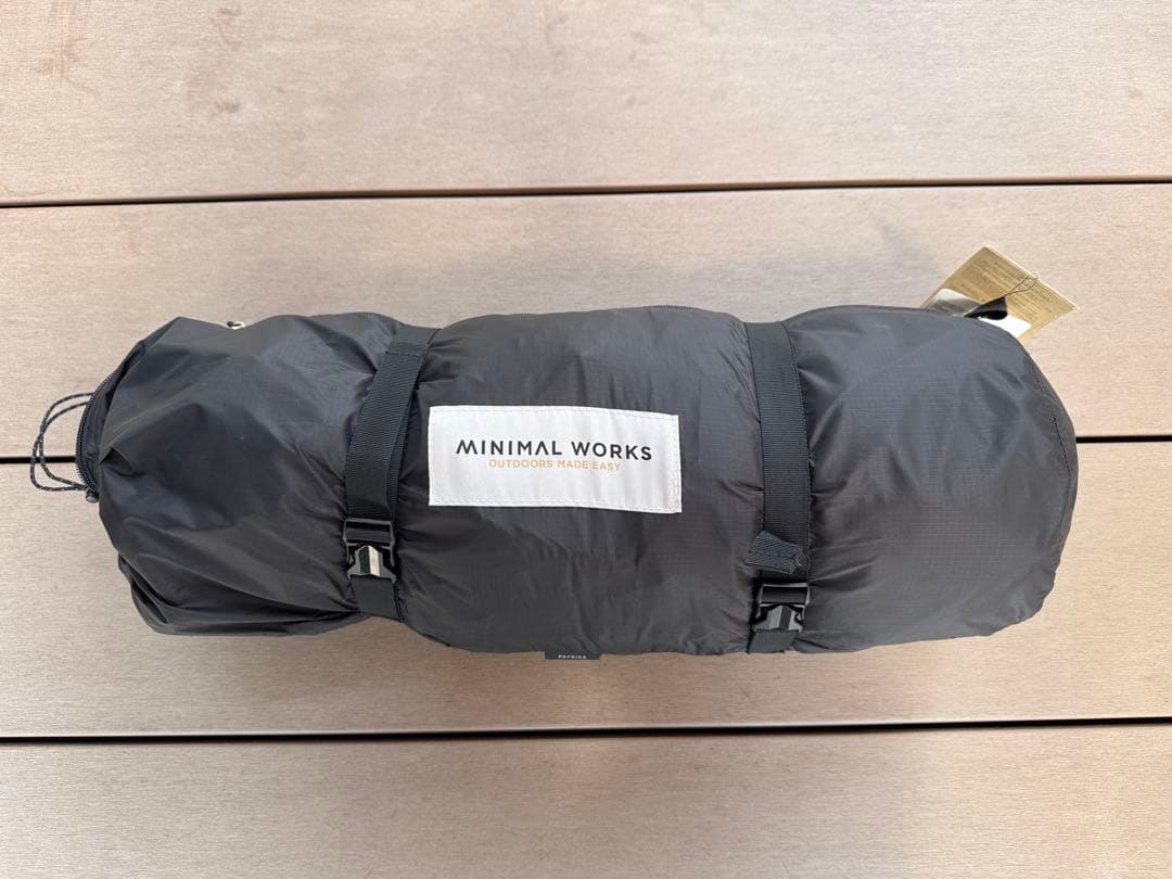 ミニマルワークス　パプリカブラック　フットプリント付