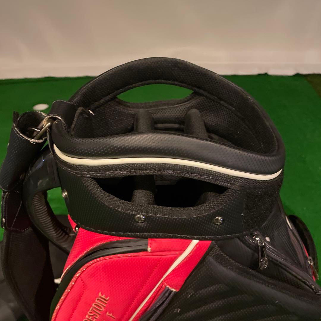 BRIDGESTONE プロ支給品2024中古大型キャディバッグ　ヘッドカバー付