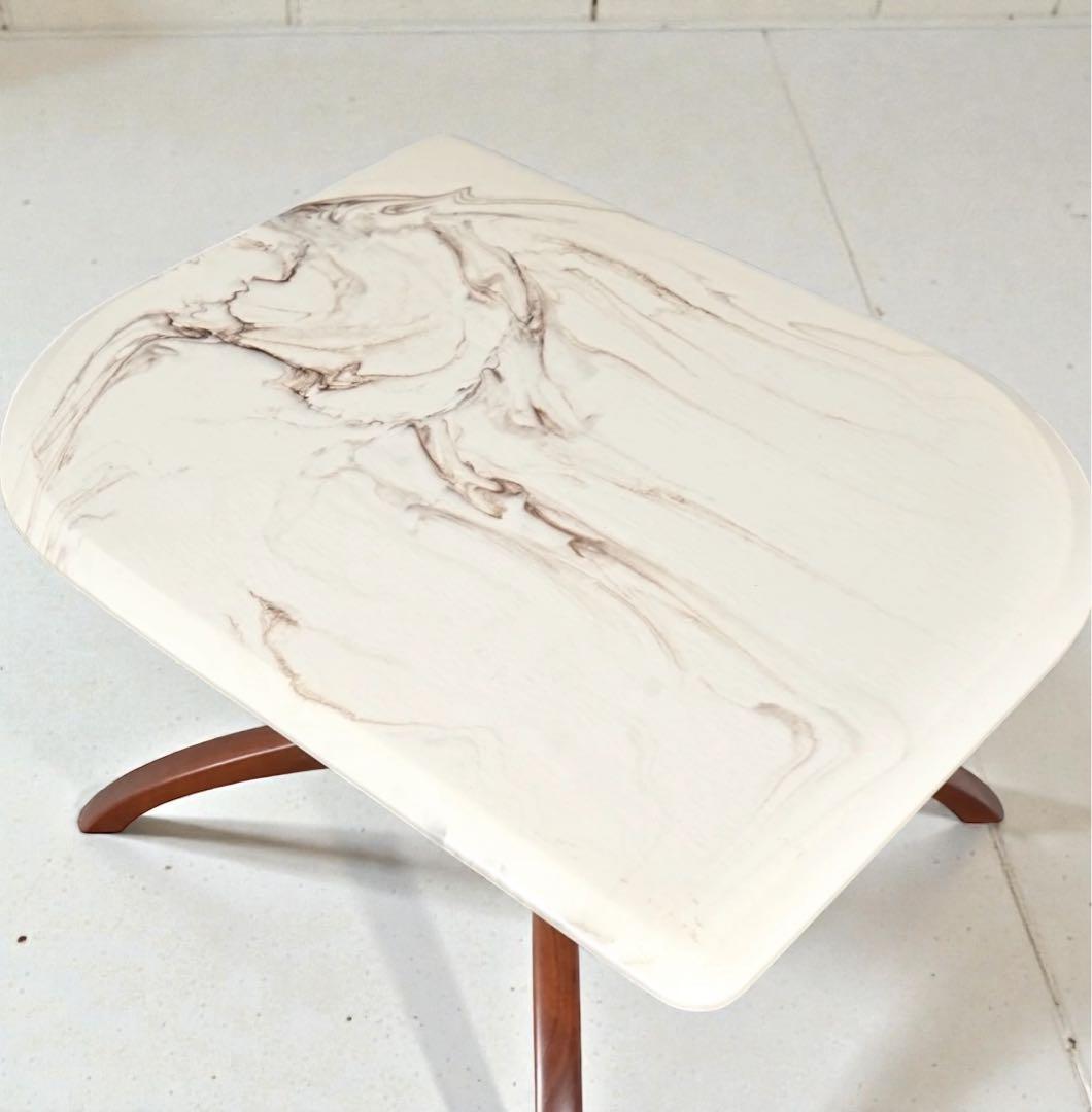 北欧ヴィンテージ 天然石天板 ローテーブル｜デンマーク ミッドセンチュリー