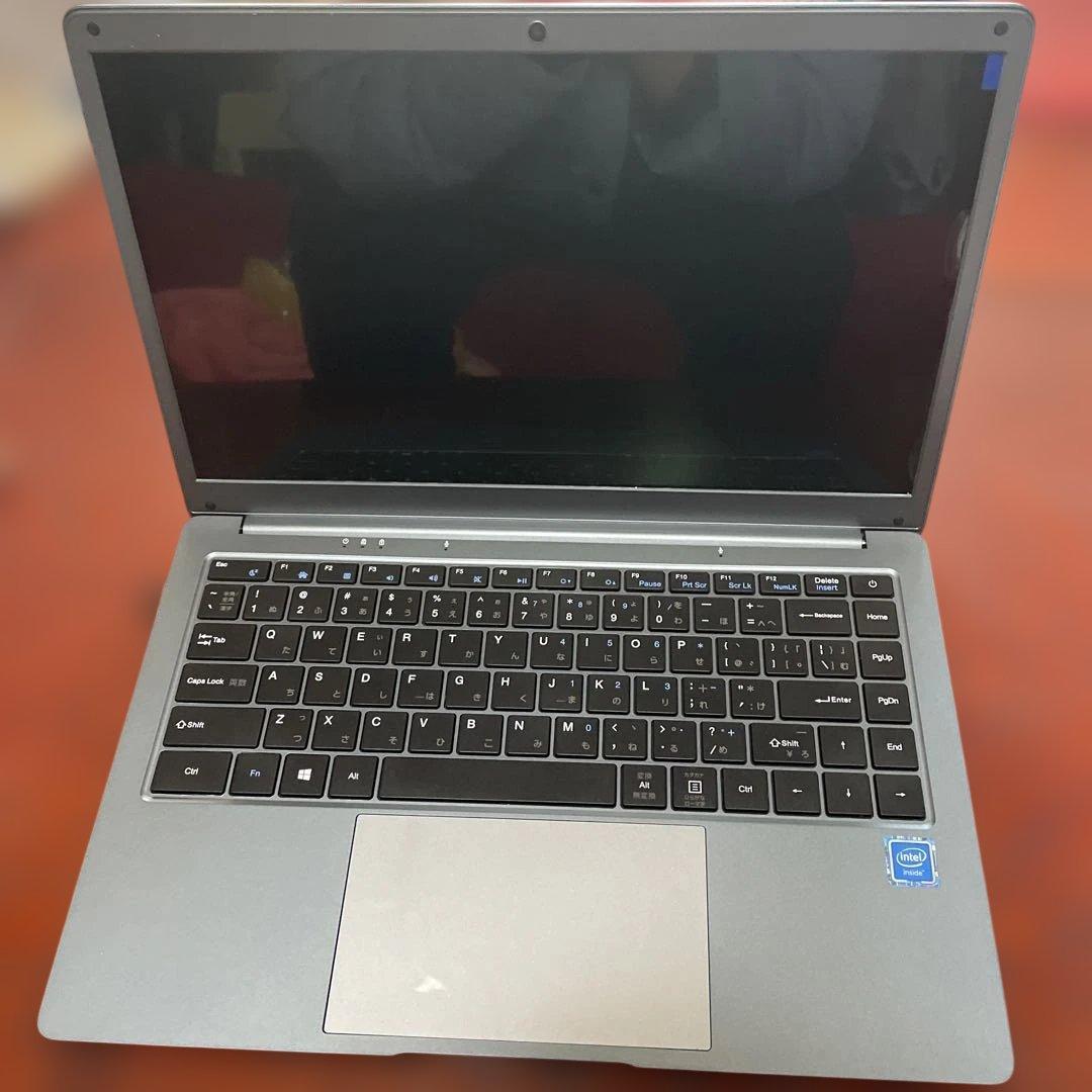 グレー ノートPC 日本語配列キーボード