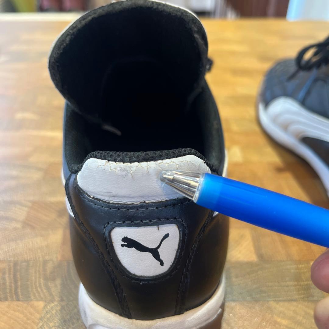 【週末セール中】PUMA メキシコ IT ブラック 24.5cm 室内用 中古