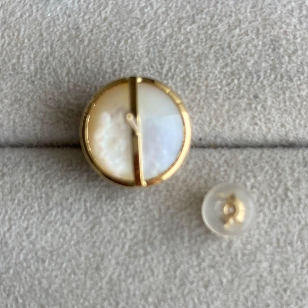 K18マベパールピアス/片耳用/ジュエリー