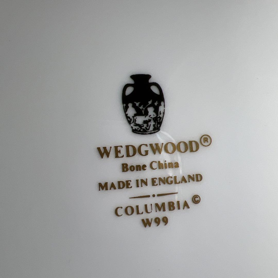 ウエッジウッド最高級シリーズ　コロンビアパウダールビー　スーププレート3枚