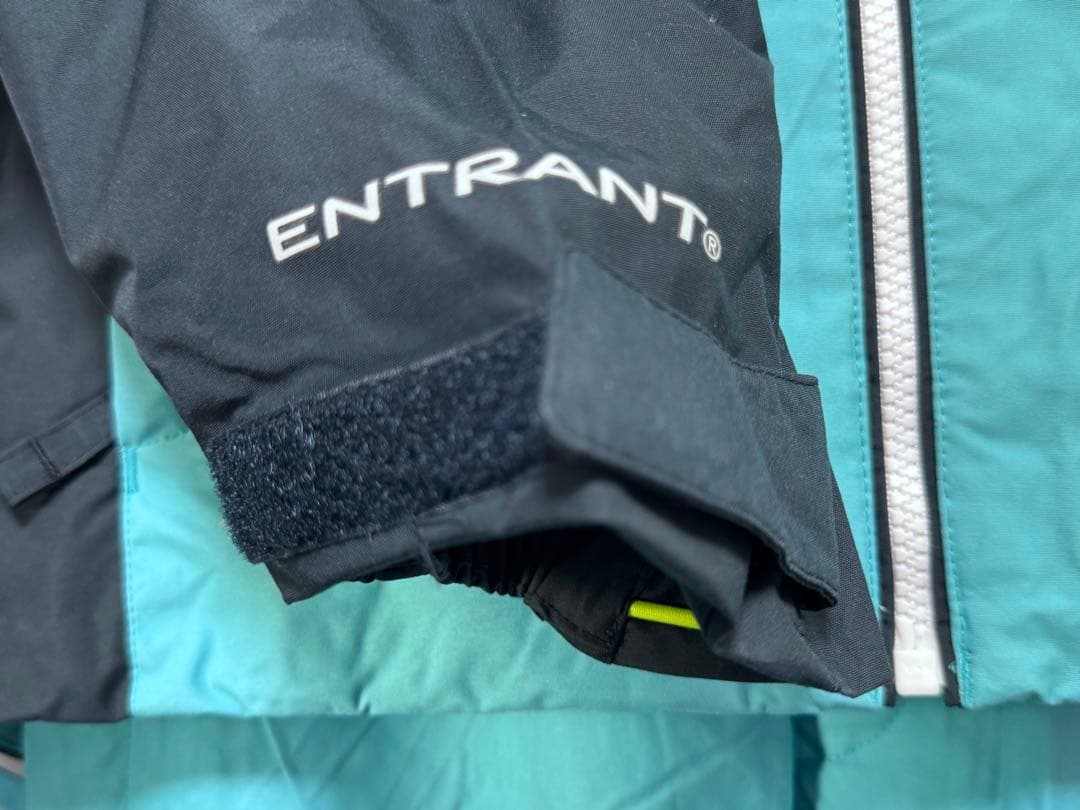 DESCENTE デサント子供用スキーウェア上下セット 150 ブルー×ネイビー