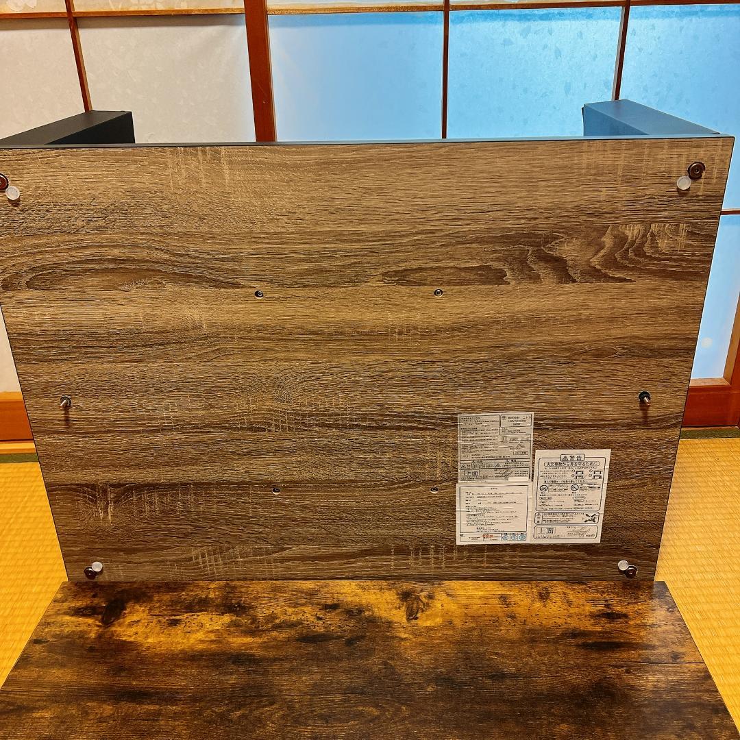 2021年製 ニトリ　木目調デザインのリビングこたつ(8060 VBR)　炬燵