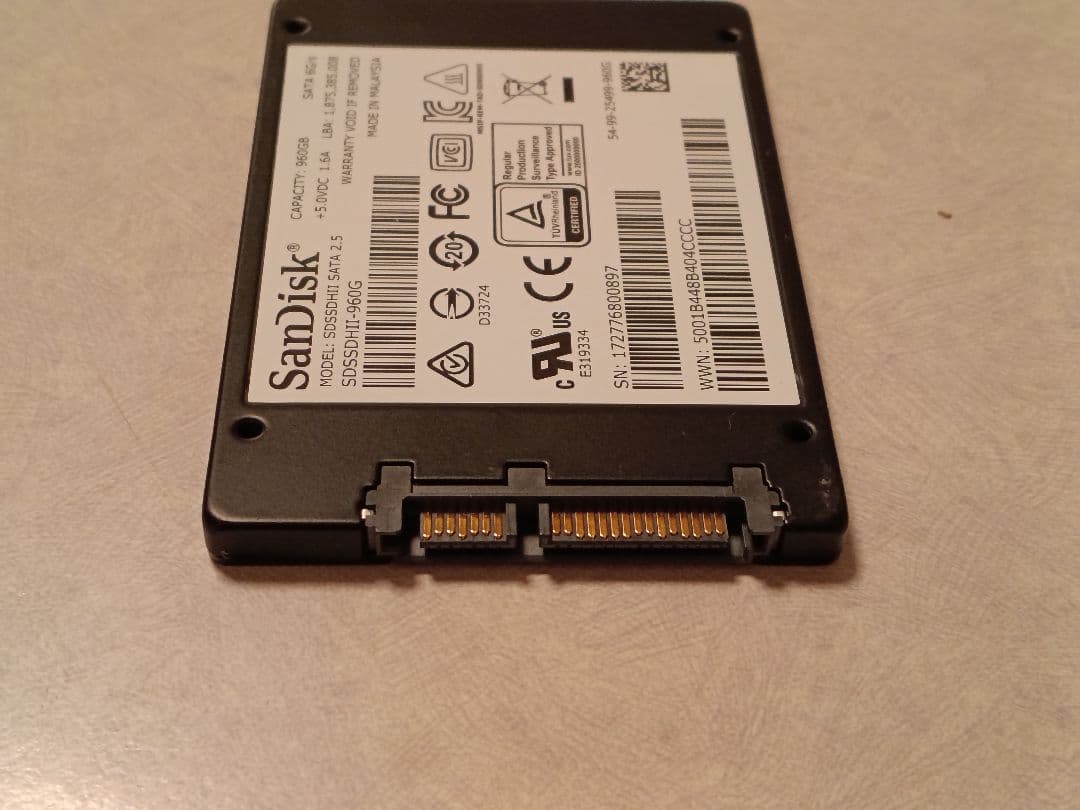 【特価】SanDisk UltraⅡ SSD 960GB 健康度99%