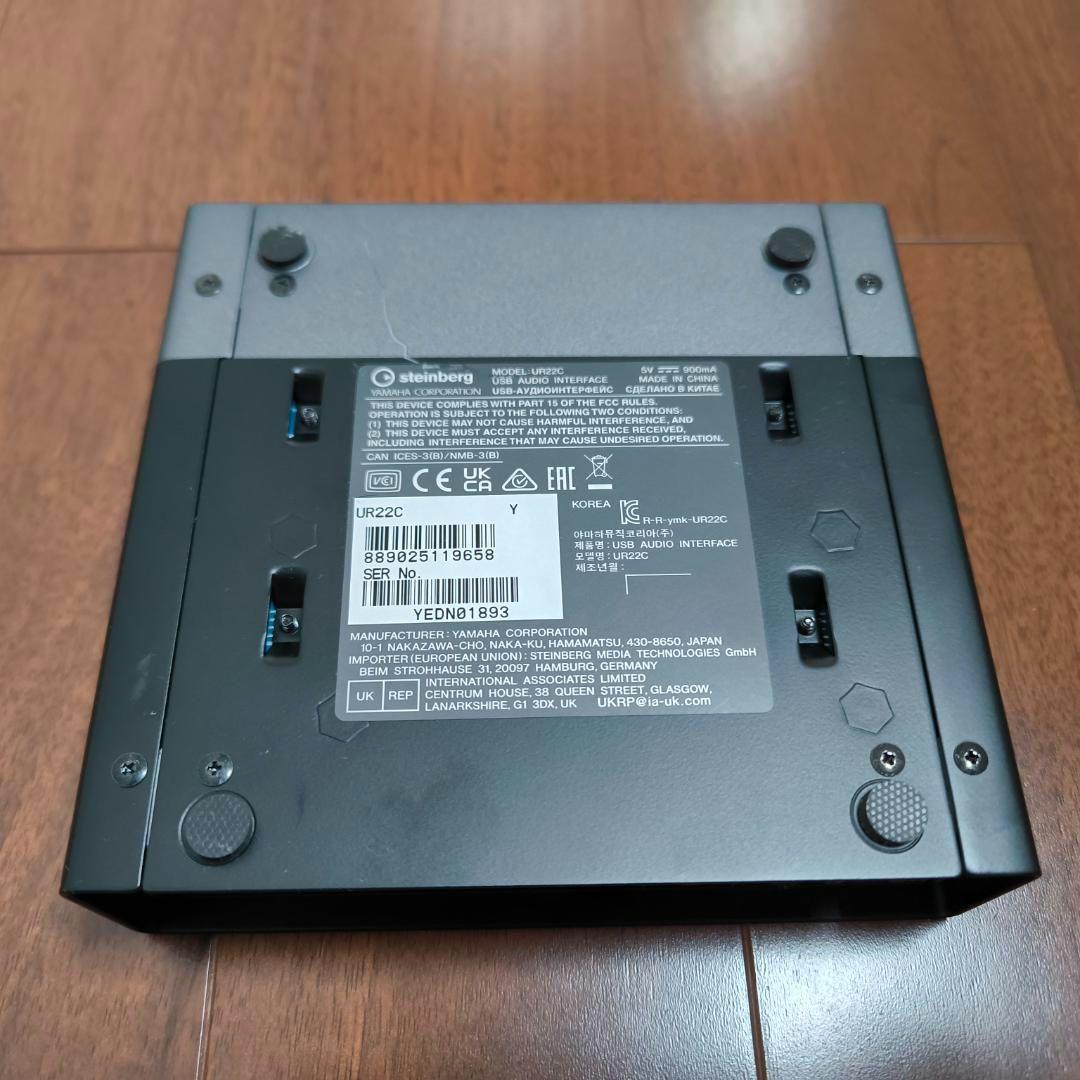 steinberg UR22C オーディオインターフェース 本体