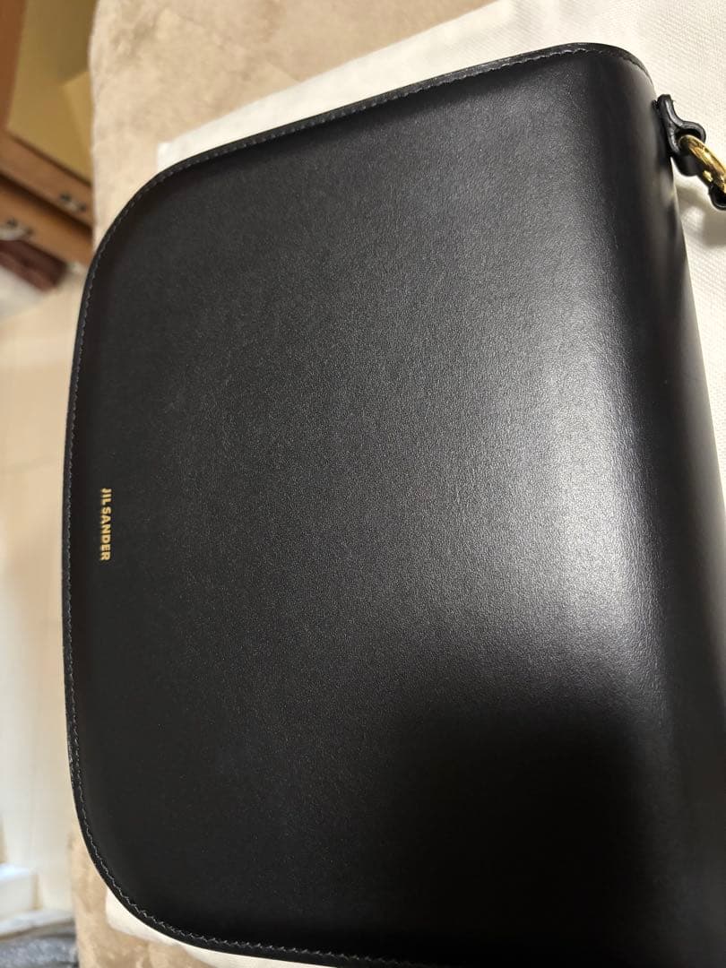 JIL SANDER 黒 ハンドバッグ 保存袋付き