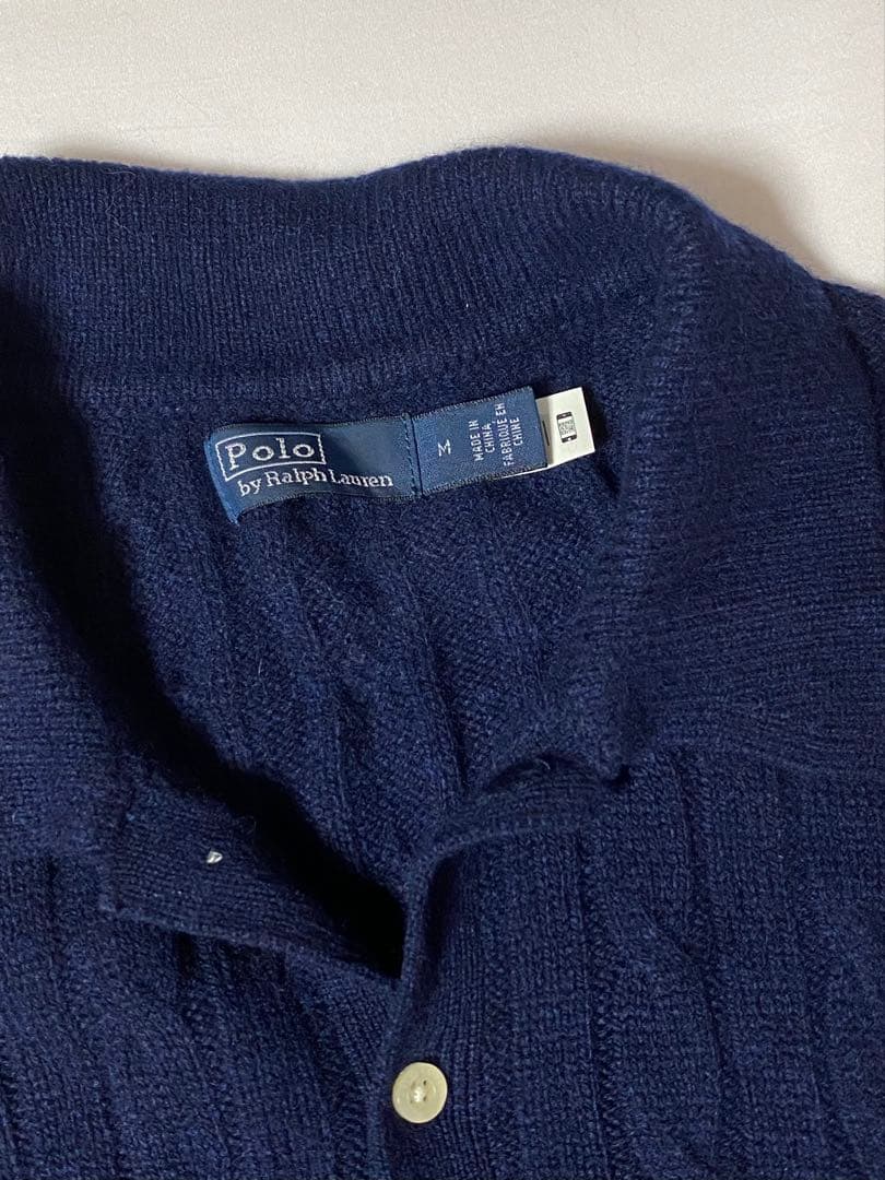 Polo by Ralph Lauren ネイビー ケーブルワンピース M