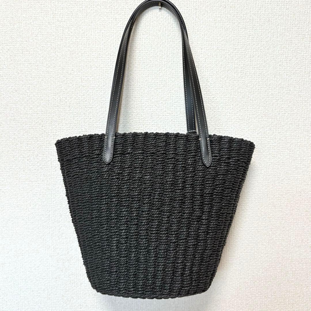 ◆専用◆タグ付◆コーチ COACH かごバッグ トートバッグ 黒 保存袋付き
