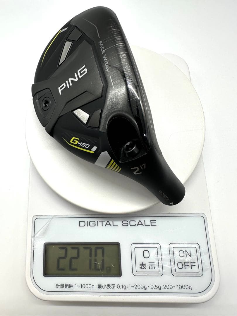 美品ピンPING｜G430ハイブリッド2U2番ユーティリティ｜ヘッドカバー付
