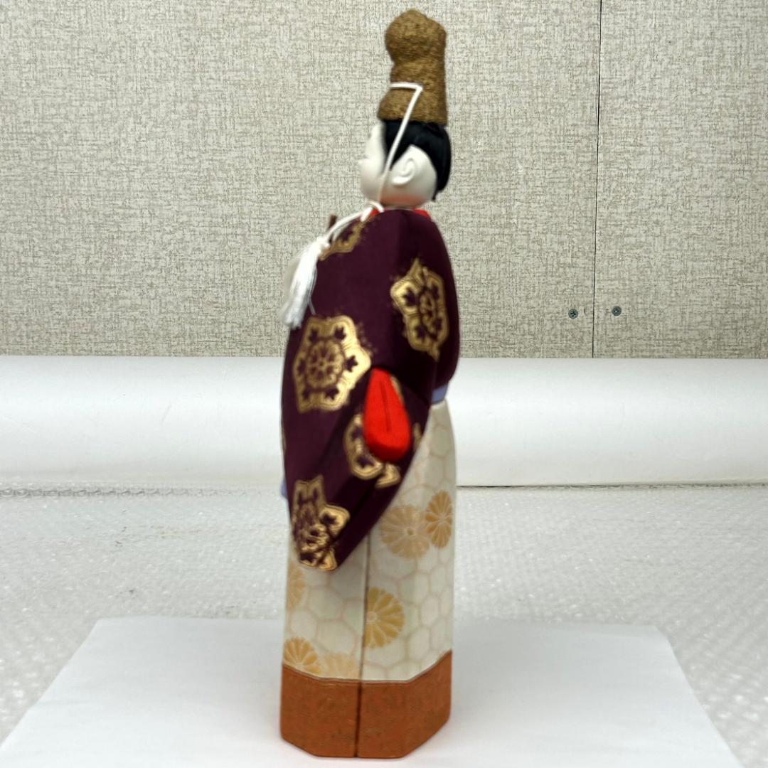 東玉　鈴木賢一作　江戸木目込雛人形　親王飾り　寿々喜雛　男雛と女雛の立ち雛　立雛