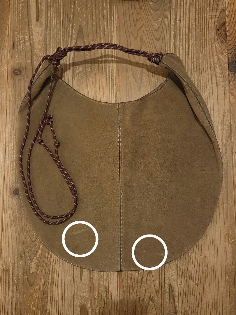 完売品　ZARA スエードバッグ　レザーショルダーバッグ