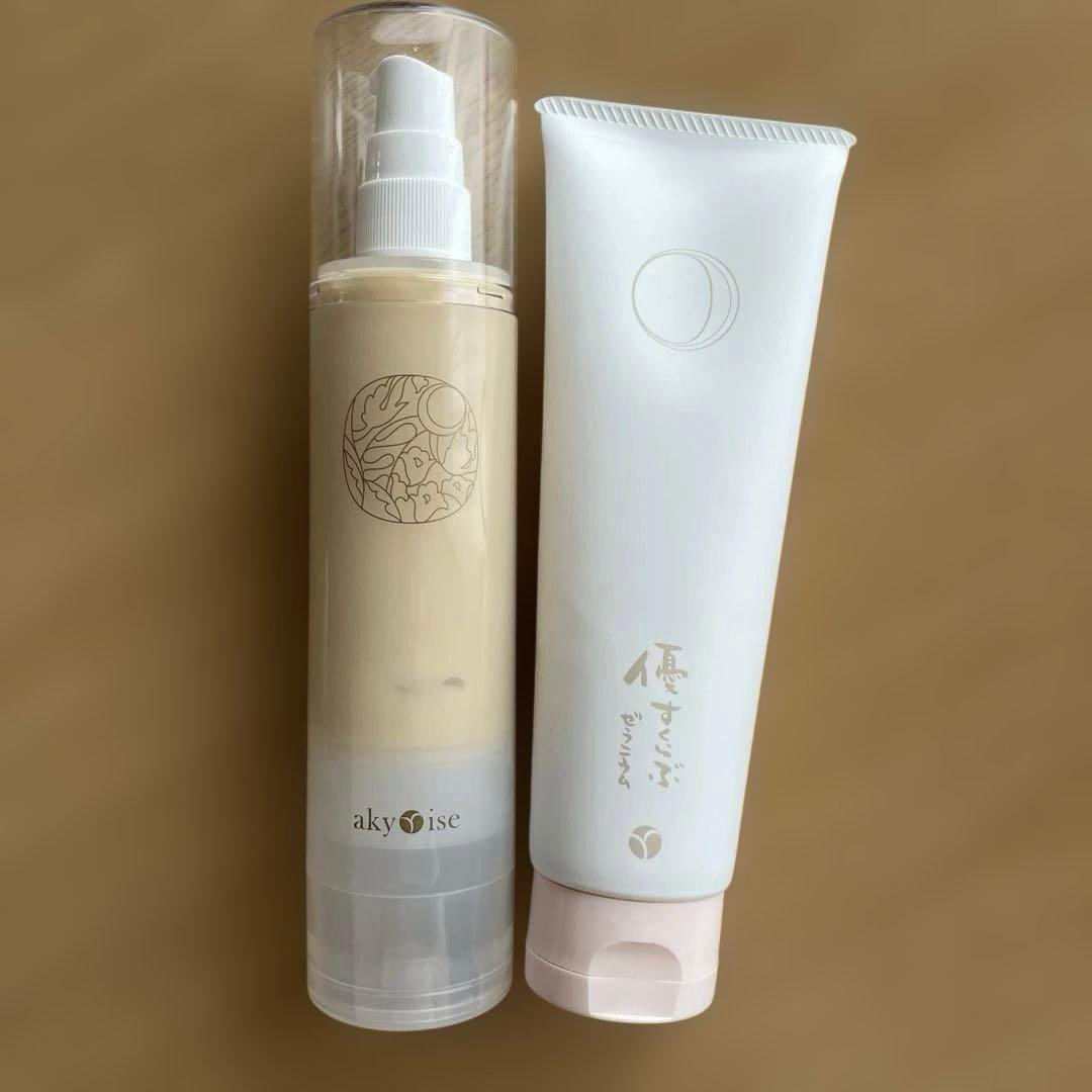 あきゅらいず　スキンケアセット 泡石　優すくらぶ　秀くりーむ　涼草