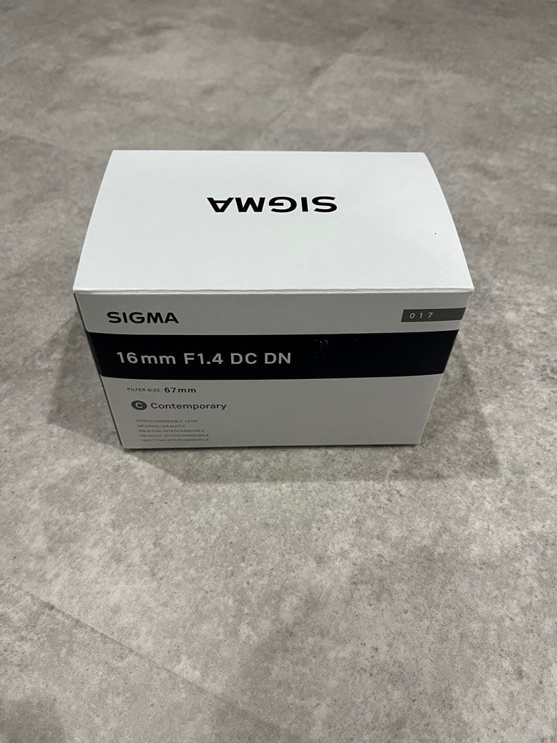 SIGMA 16mm F1.4 DC DN 単焦点レンズ　※Eマウント