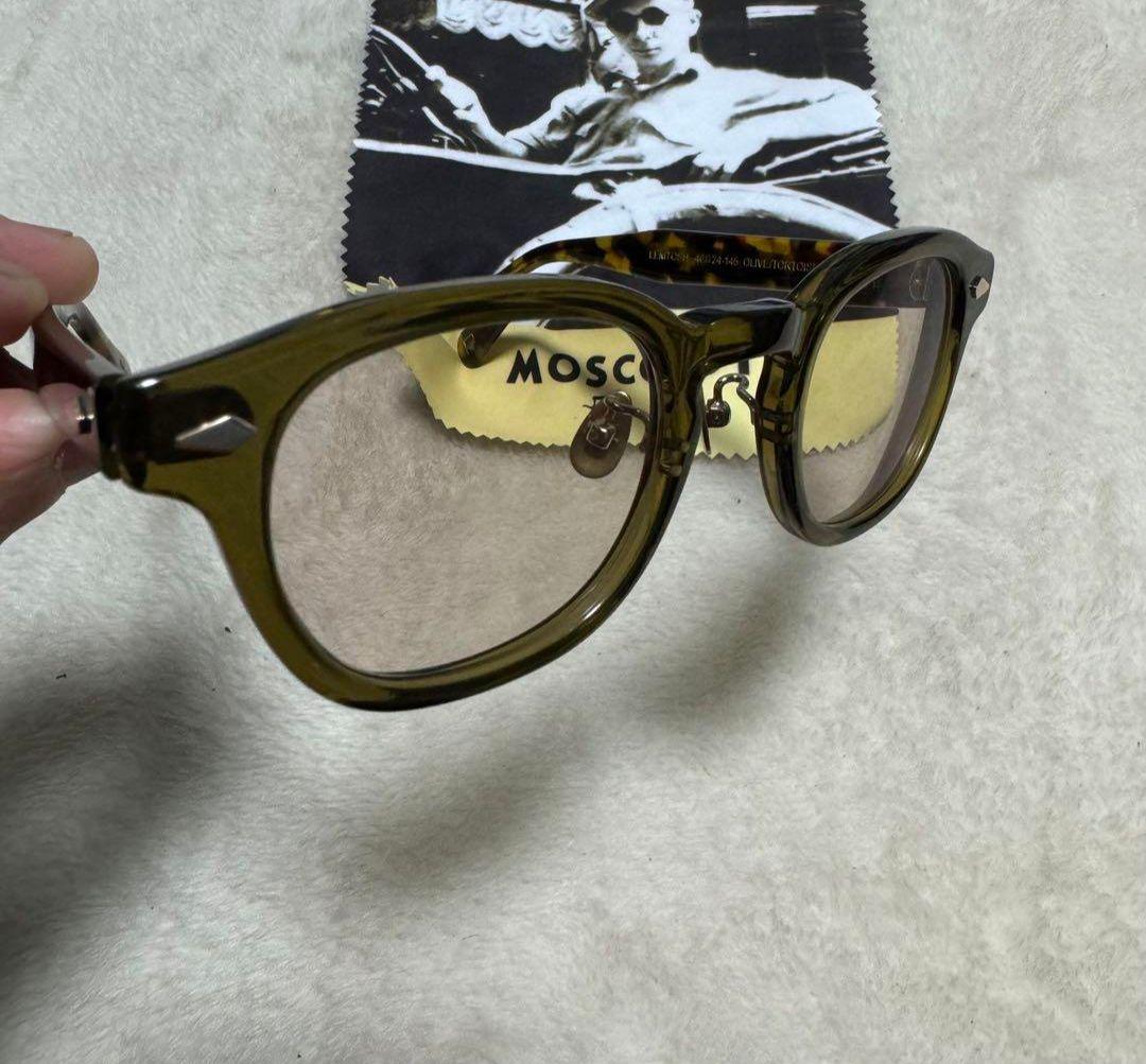 MOSCOT ジャパンリミテッド　レムトッシュオリーブグリーン ×べっ甲柄　眼鏡